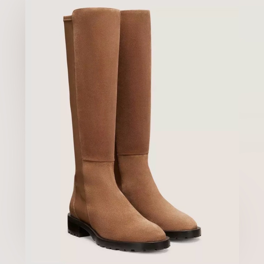 NEW NWT Stuart Weitzman 5050 KneeHigh Lug Boo Khaki size 8